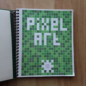 Pixel Art Activity book, contains very small silicone pieces